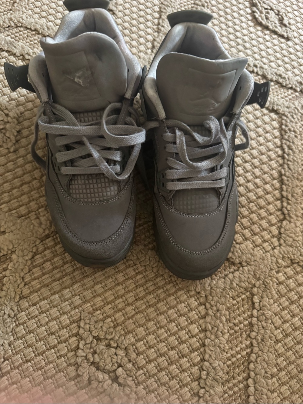 Jordan Kids Gray Retro-Style Sneakers
